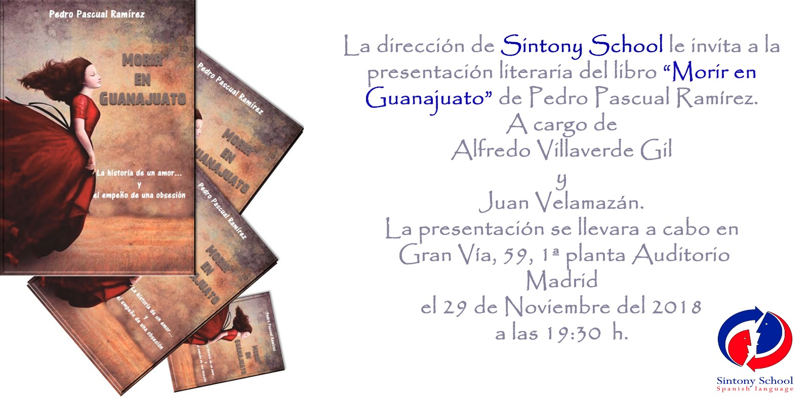 Presentación del libro “Morir en Guajanato” de Pedro Pascual Ramírez a cargo de Alfredo Villaverde y Juan Velamazán