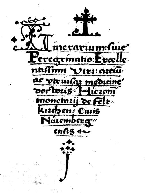 LA MIRADA DE HIERONYMUS MÜNZER POR TIERRAS DE TOLEDO